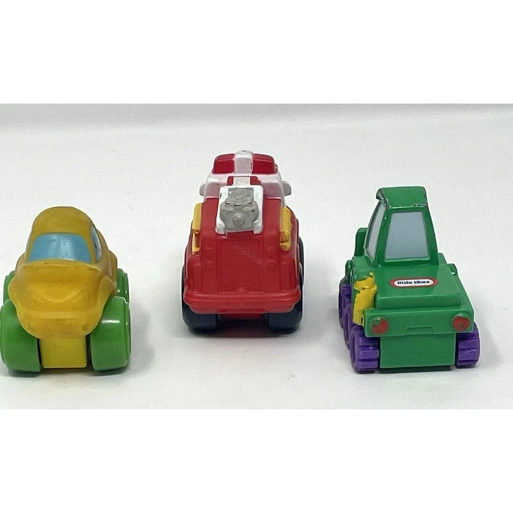 Tonka‎ Chuck & Friends and Little Tikes Cars Lot of 3 Vehicles, Firetruck, Plow